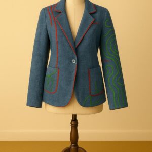 Giacca quadro blu rossa - LIMITED EDITION