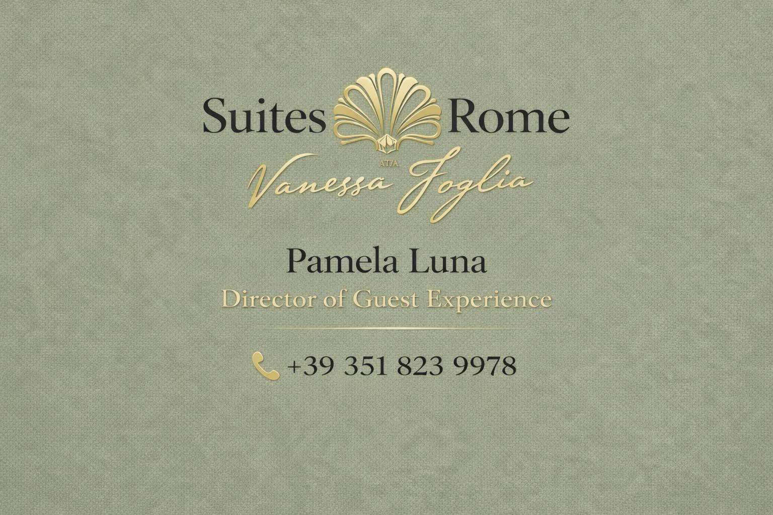Contatto Suites Rome Pamela Luna